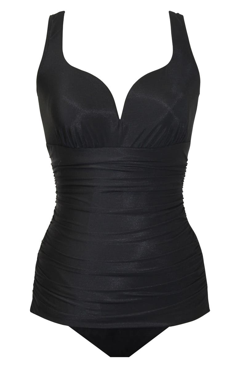 Miraclesuit<sup>®</sup> Rock Solid Cherie One-Piece Swimsuit, Alternate, color, Black