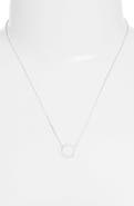 Estella Bartlett Pavé Circle Pendant Necklace
