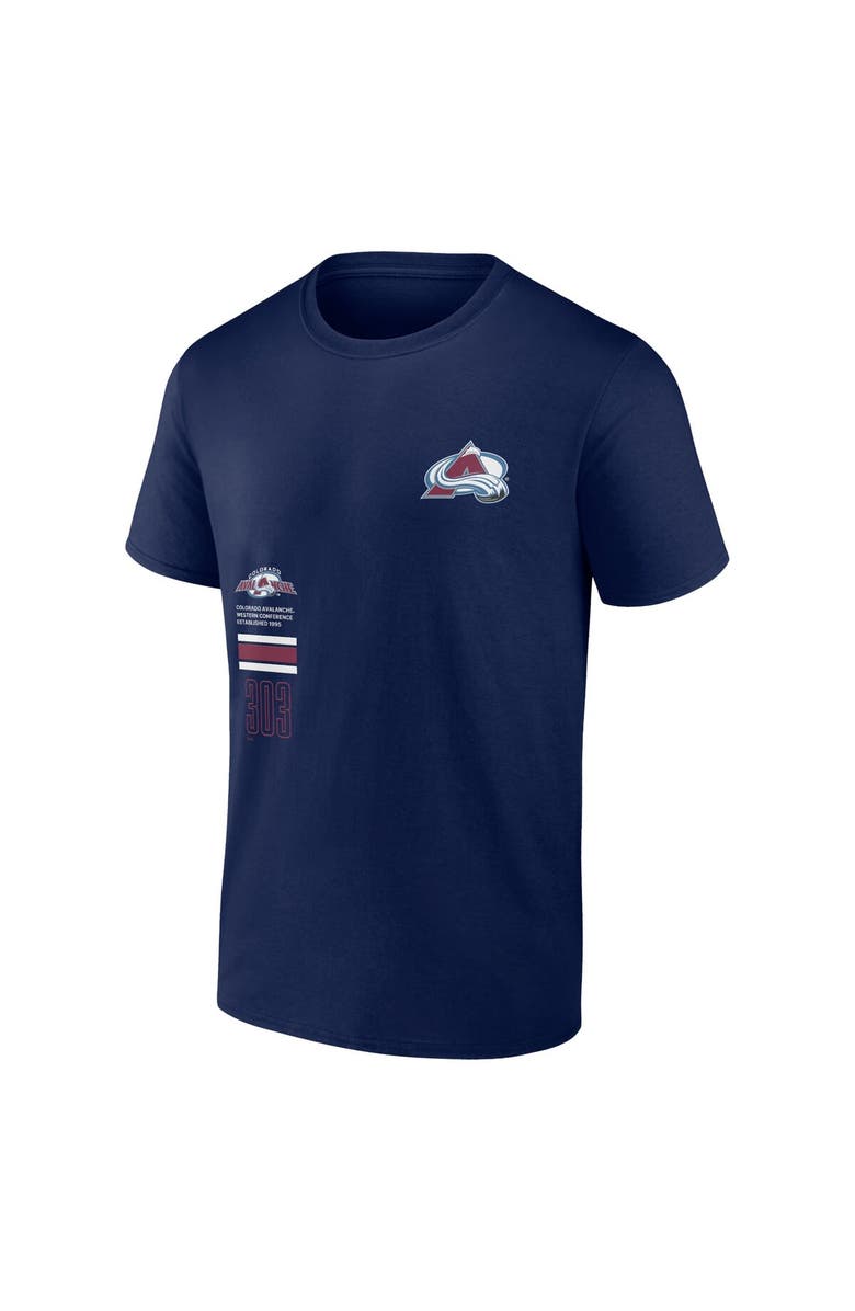 FANATICS Men's Fanatics Navy Colorado Avalanche Represent T-Shirt, Alternate, color, Navy