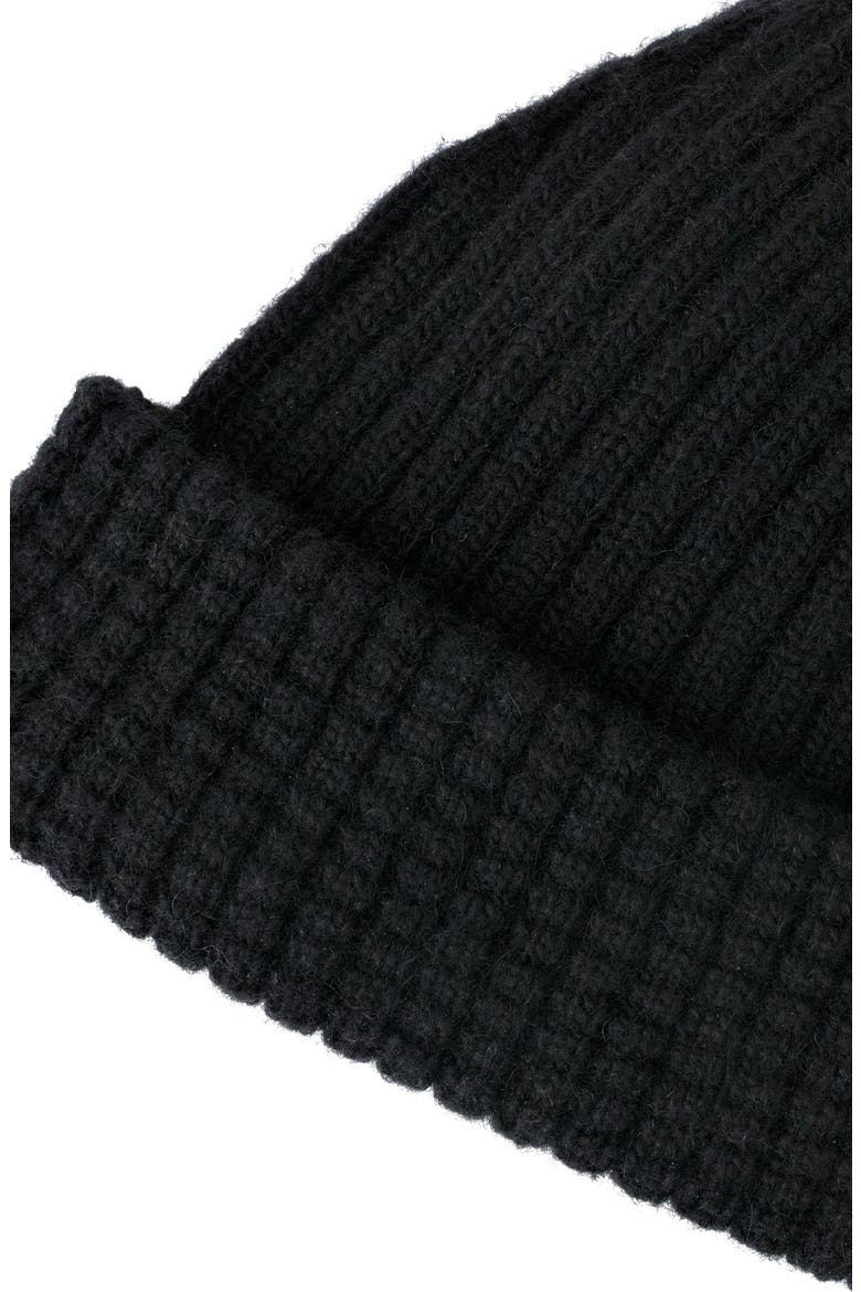 The Destination Short Beanie, Alternate, color, BLACK