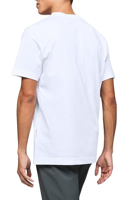 On Court Stretch Recycled-jersey T-shirt In White