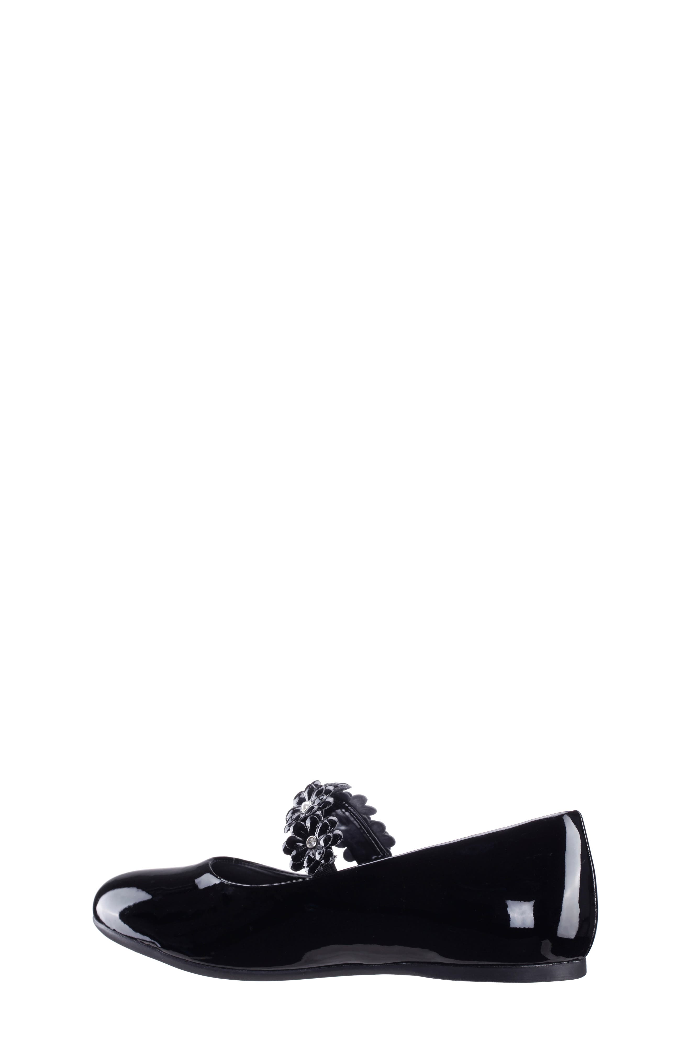 Nina Kids' Rozy Mary Jane Flat, Alternate, color, Black Patent