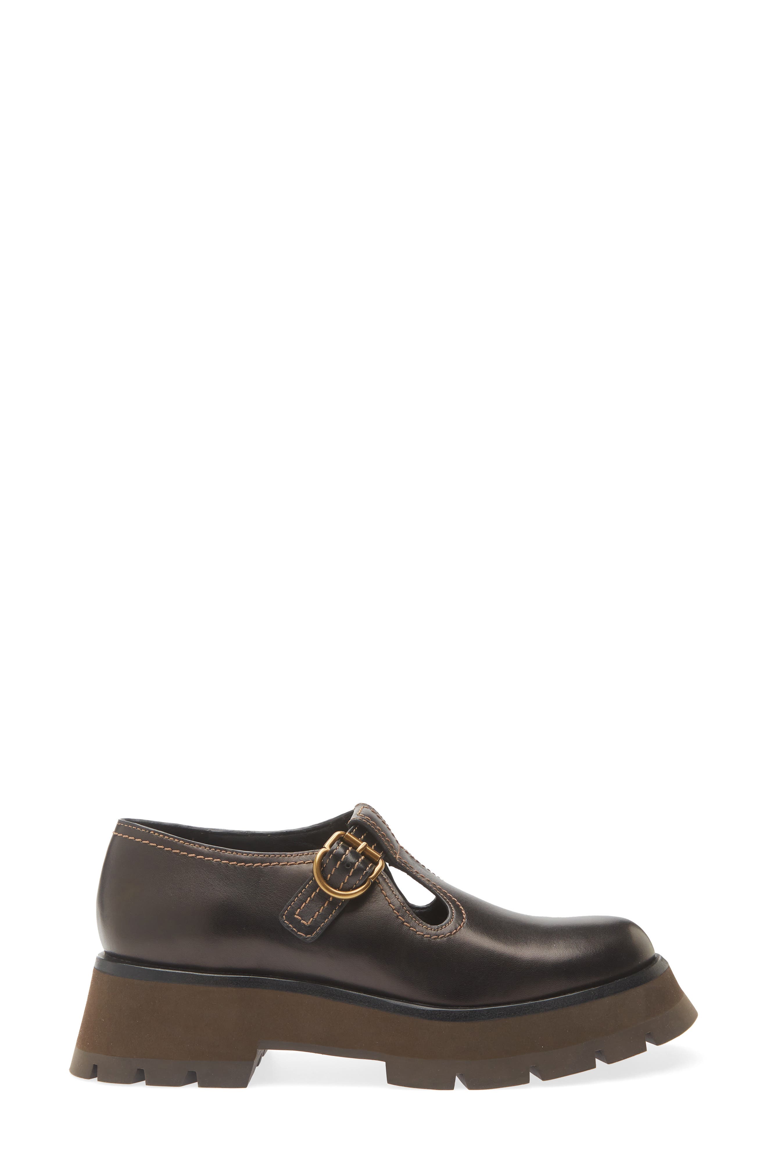 3.1 Phillip Lim Kate Lug Sole Platform Loafer, Alternate, color, Black