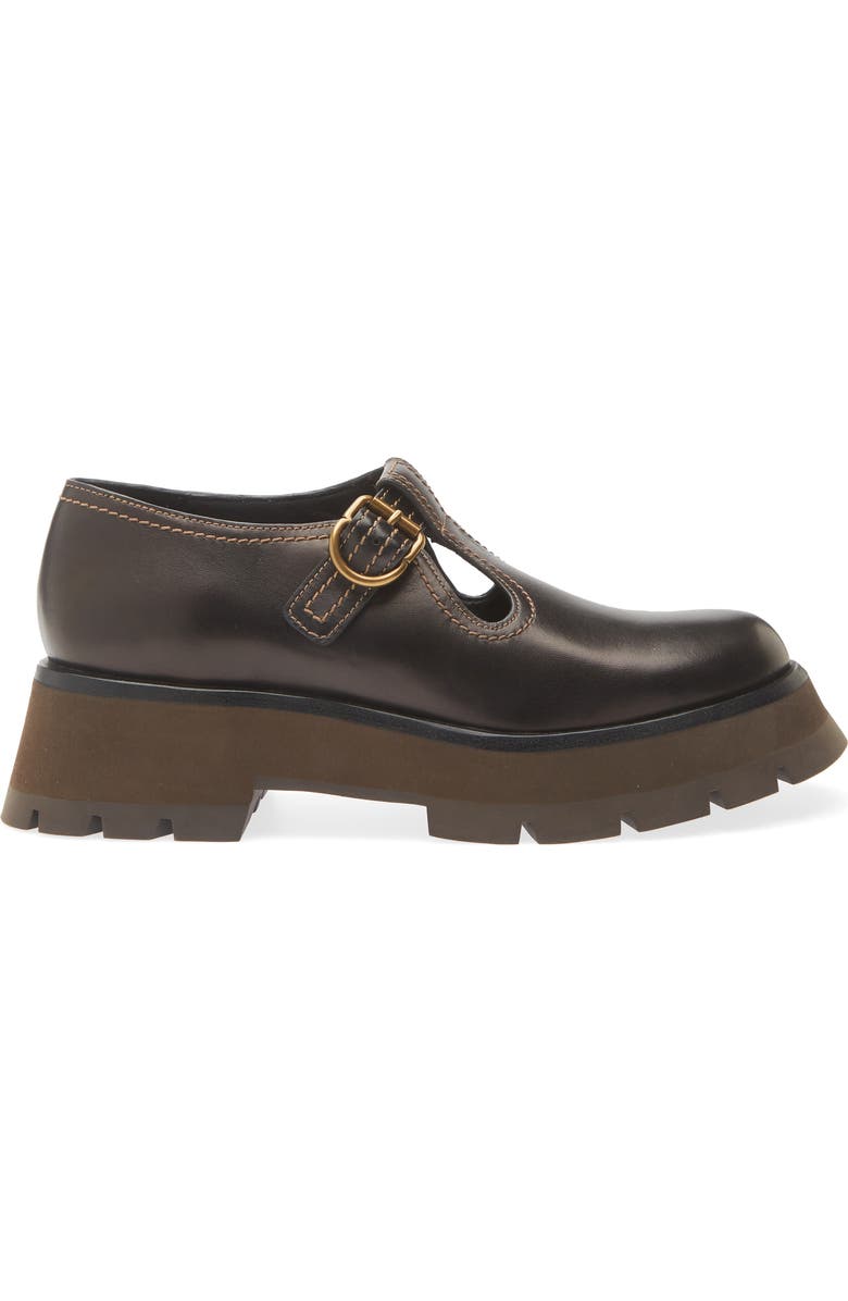 3.1 Phillip Lim Kate Lug Sole Platform Loafer, Alternate, color, Black