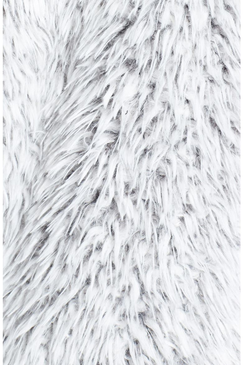 Faux Fur Topper, Alternate, color, LIGHT GREY