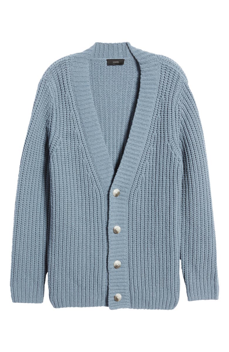 Vince Heirloom Cardigan, Alternate, color, Light Abyss