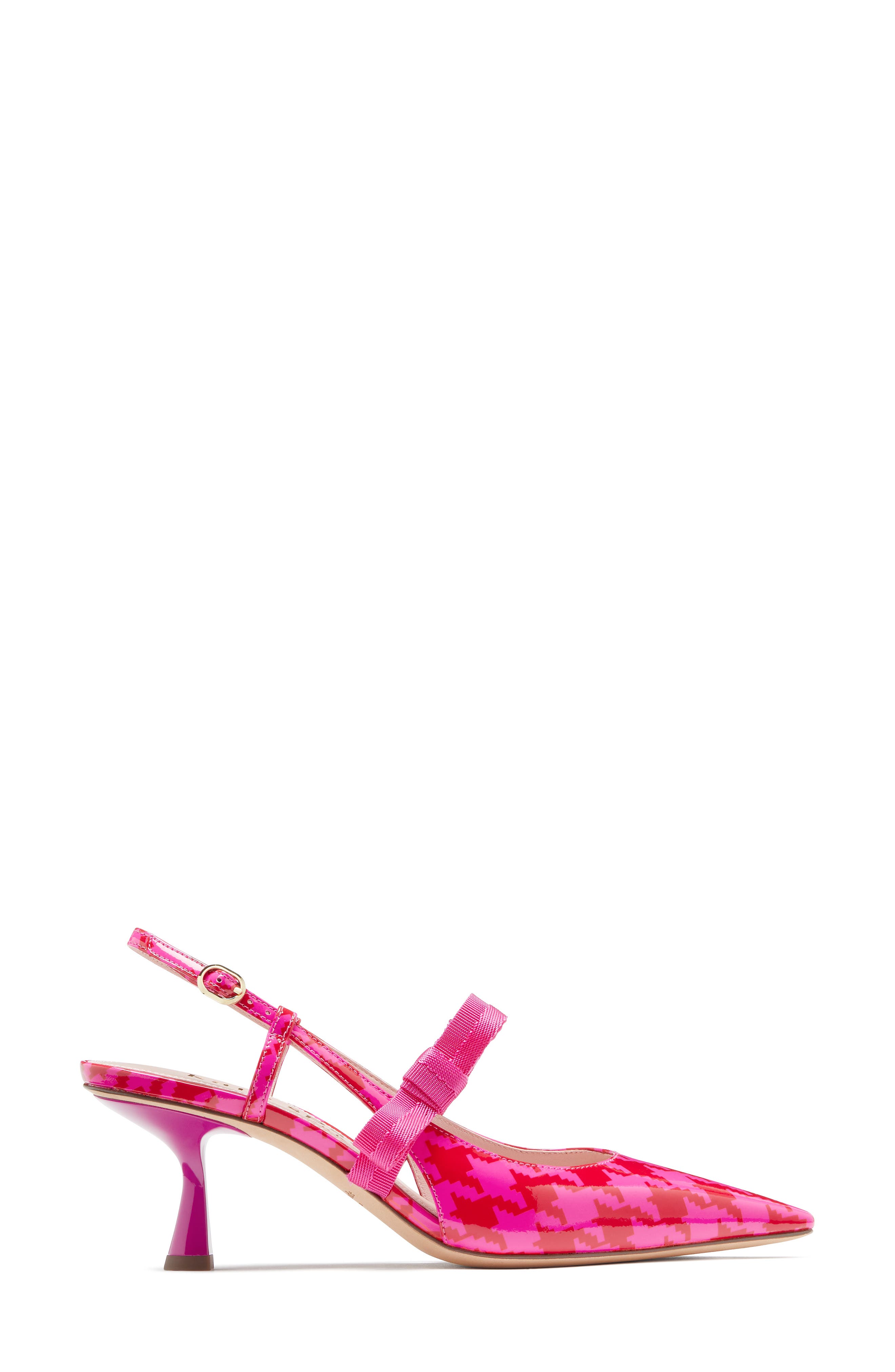 Kate Spade New York maritza pointed toe slingback pump, Alternate, color, Marker Pink Multi