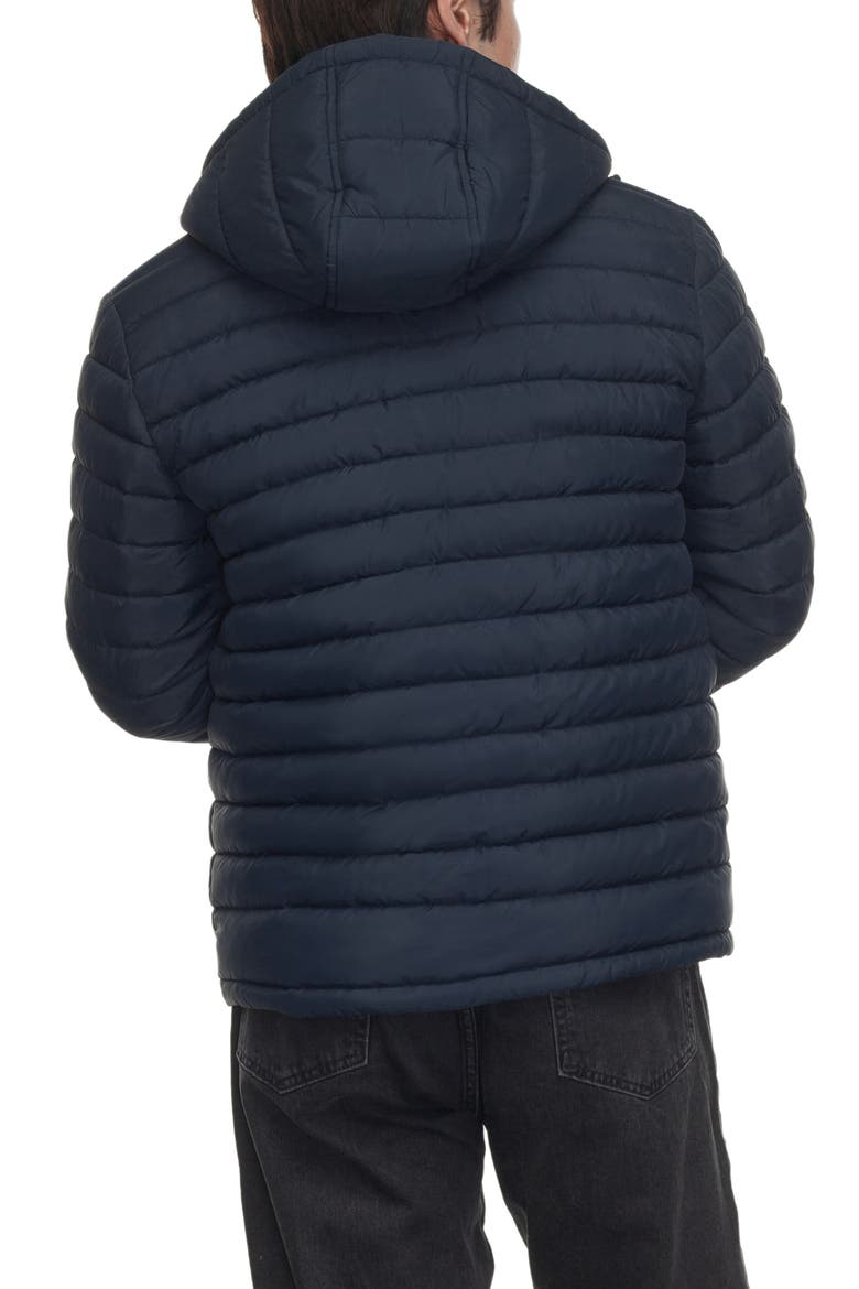 Midweight Puffer Jacket, Alternate, color, Navy