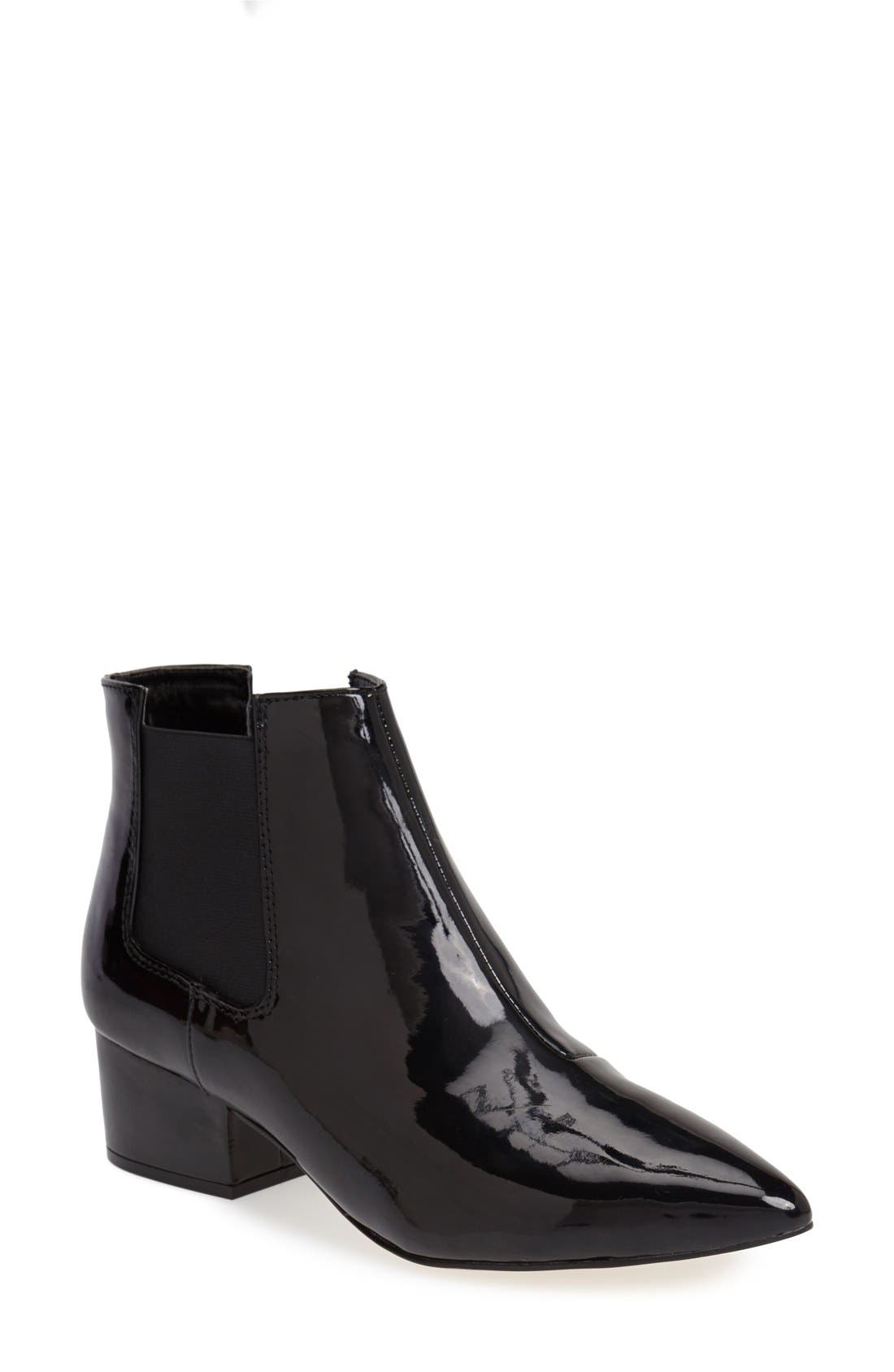 'Ronan' Bootie, Main, color, BLACK PATENT