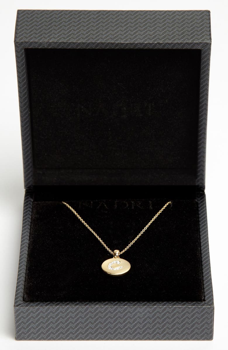 Nadri Boxed Initial Pendant Necklace, Alternate, color,