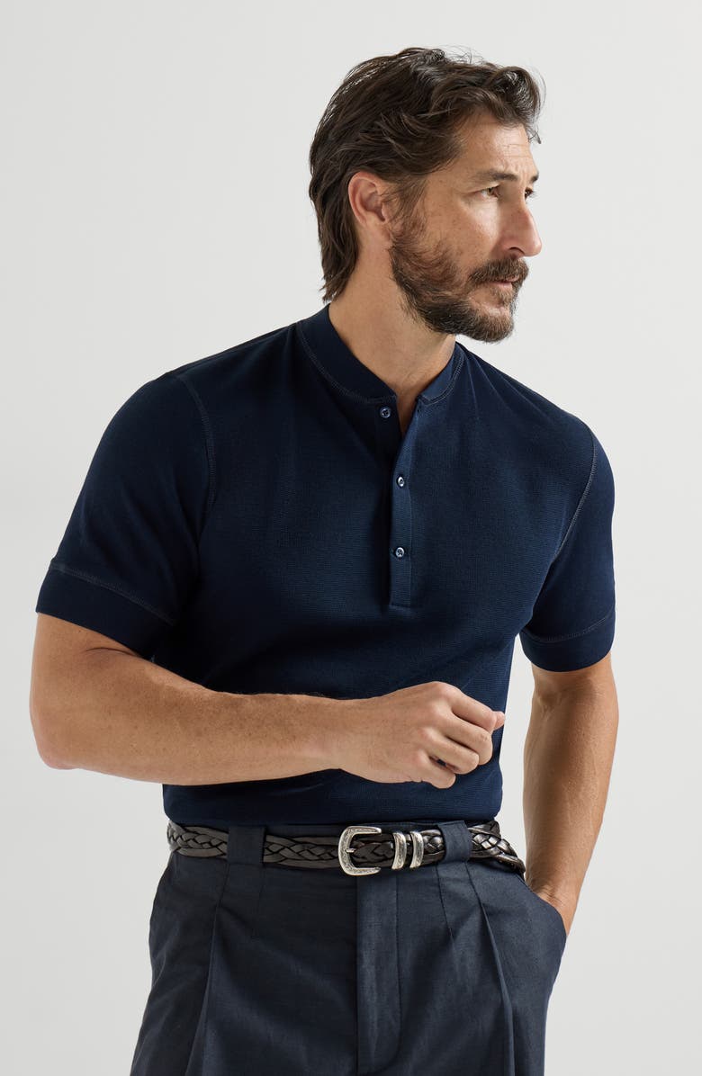 Brunello Cucinelli Cotton jersey T-shirt, Alternate, color, Cobalt