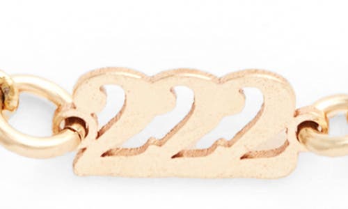 Set & Stones Angel Numbers Bracelet In Gold