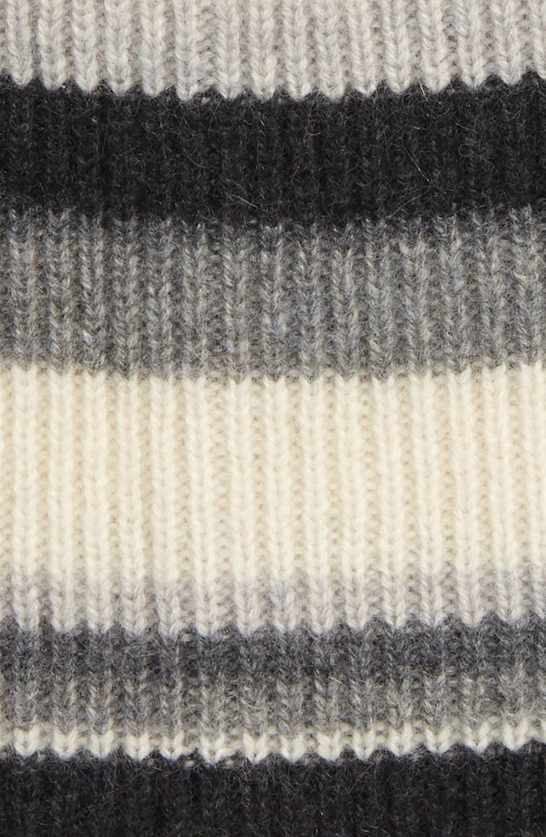 Halogen<sup>®</sup> Cashmere Striped Beanie, Alternate, color, 