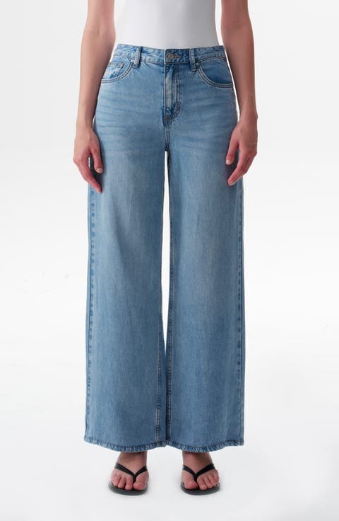 High Waist Wide Leg Jeans