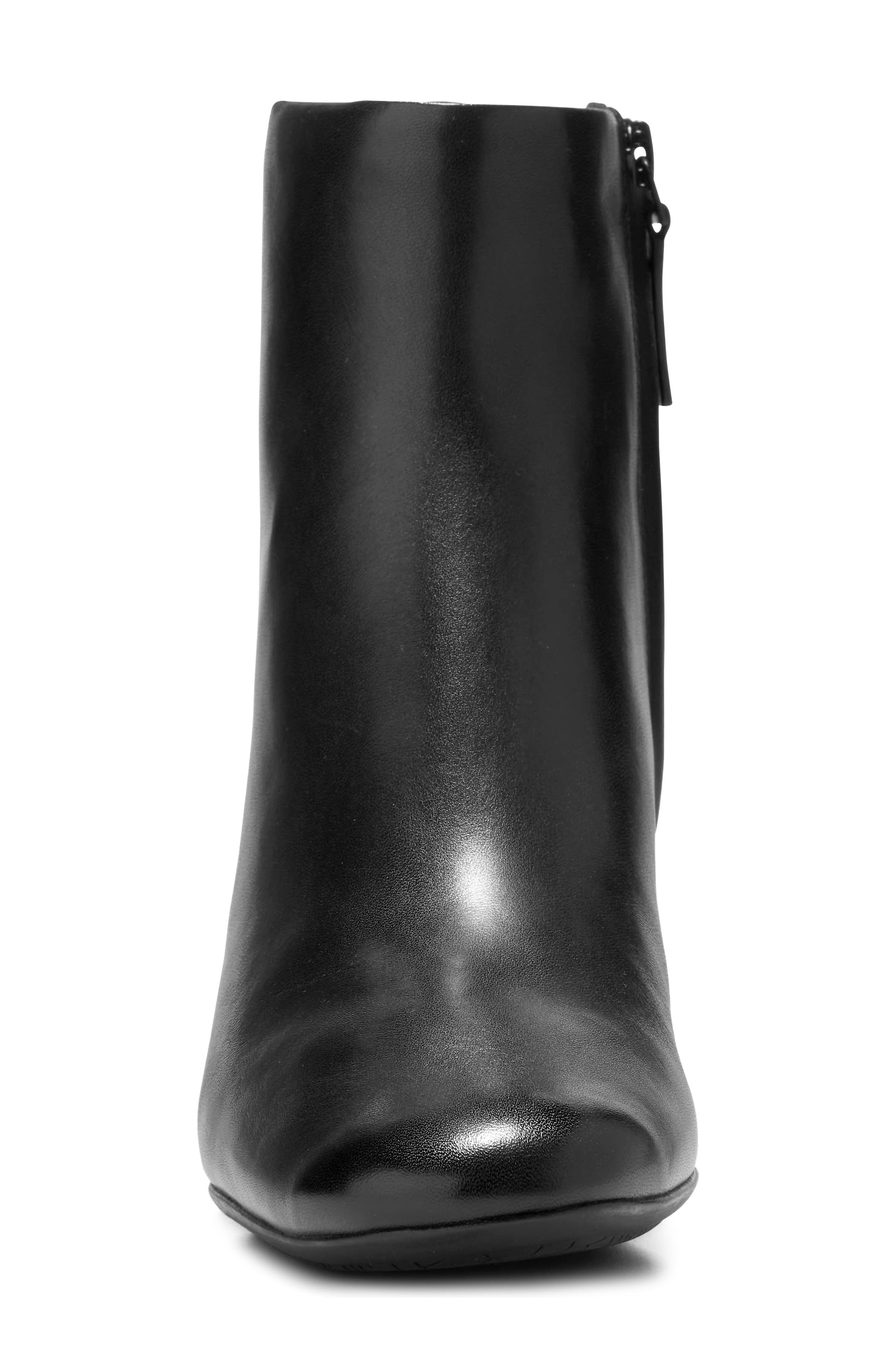 Grand Ambition Annabeth Leather Bootie, Alternate, color, BLACK SUEDE
