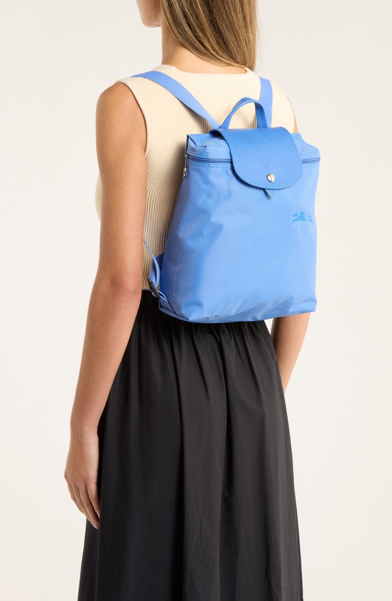 Longchamp Medium Backpack, Alternate, color, Cornflower