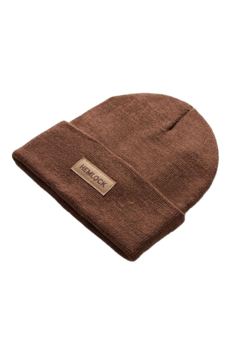 Hemlock Beacon Baby Beanie, Alternate, color, Mocha