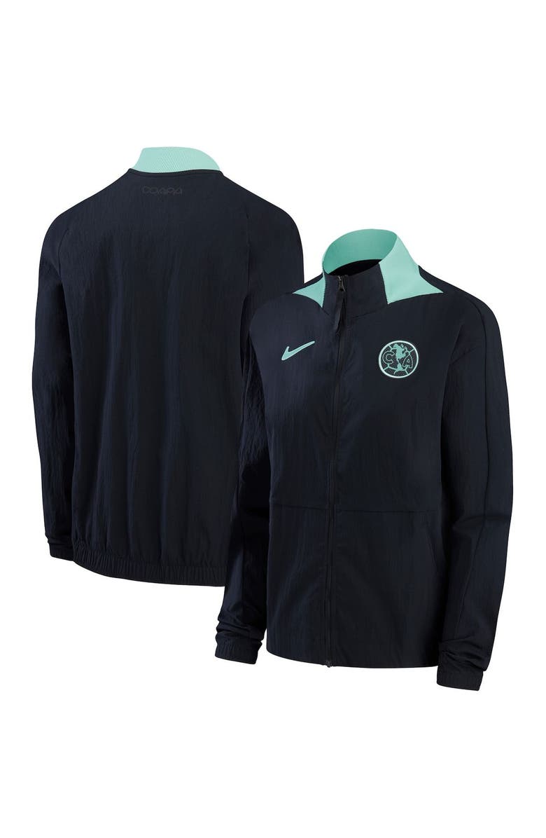 Nike Women's Nike Black Club America Anthem Raglan Full-Zip Jacket, Main, color, Black