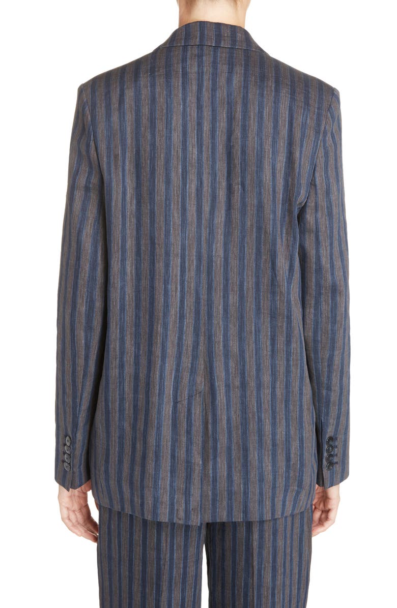 Acne Studios Krista Linen Blend Blazer, Alternate, color,