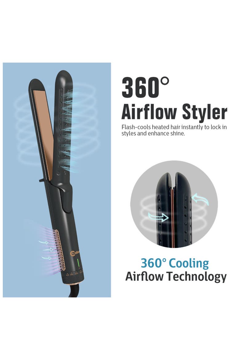 Breeze XL Professional Flat Iron Hair Straightener, Alternate, color, Black