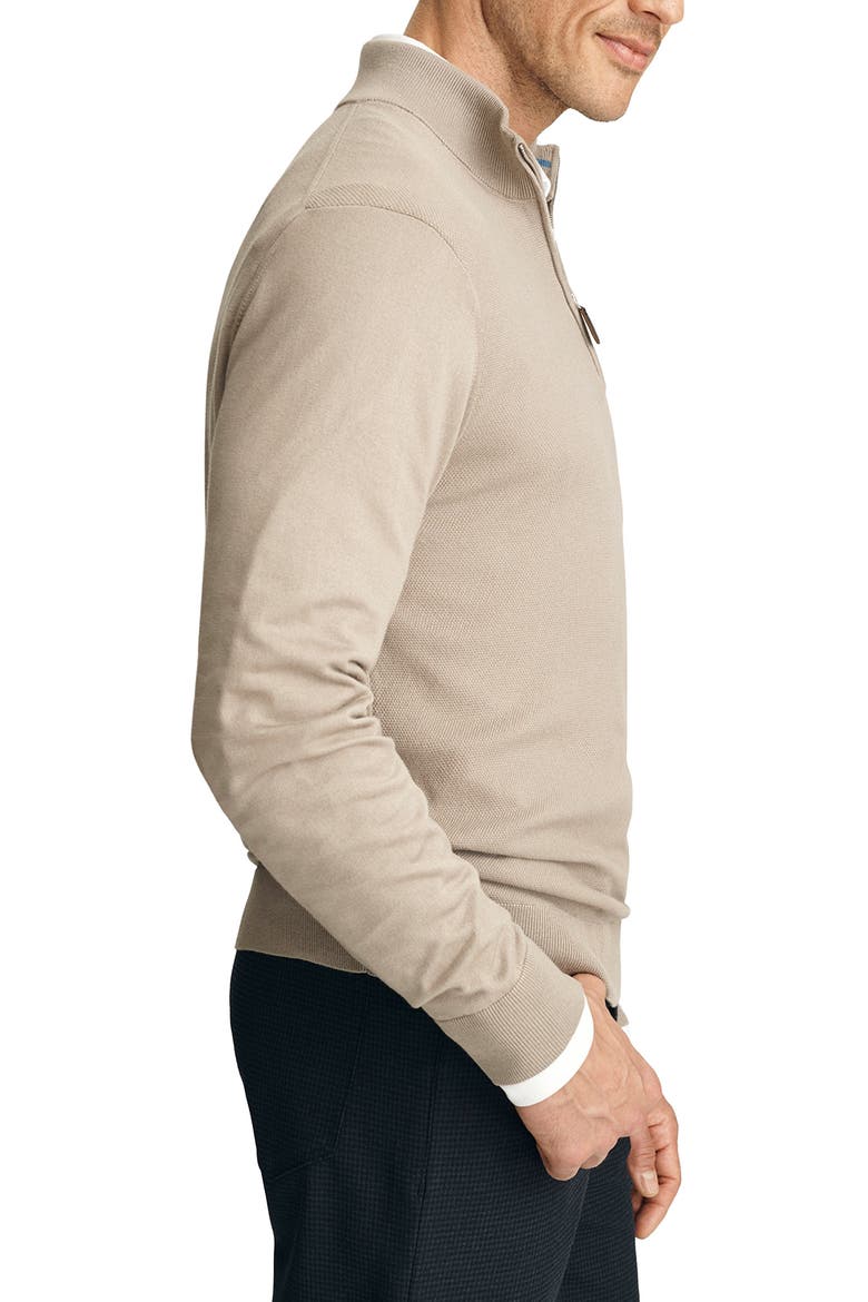 Textured Quarter Zip Sweater, Alternate, color, FALLEN ROCK