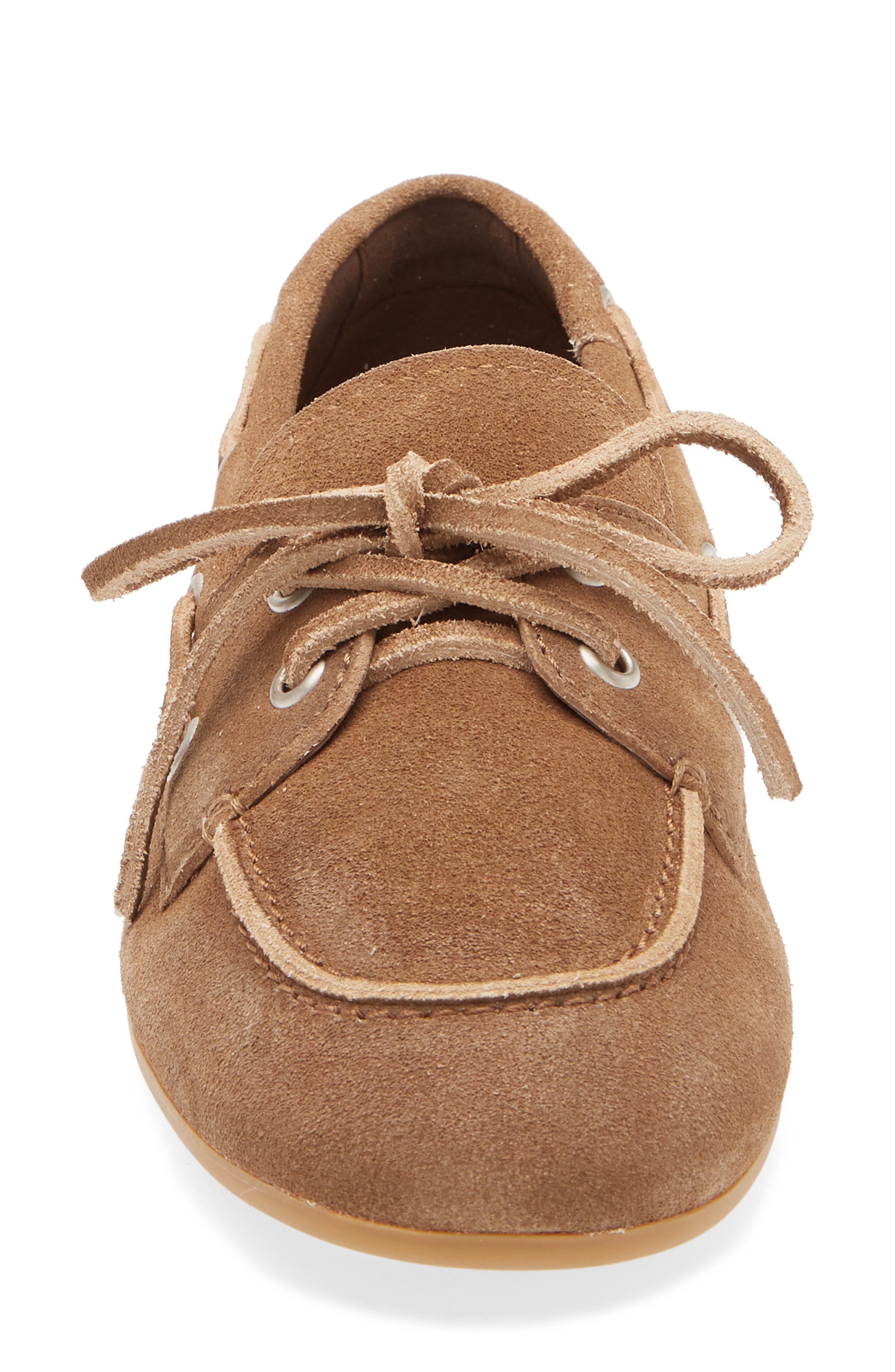 Boast Boat Shoe, Alternate, color, CAMEL SUEDE