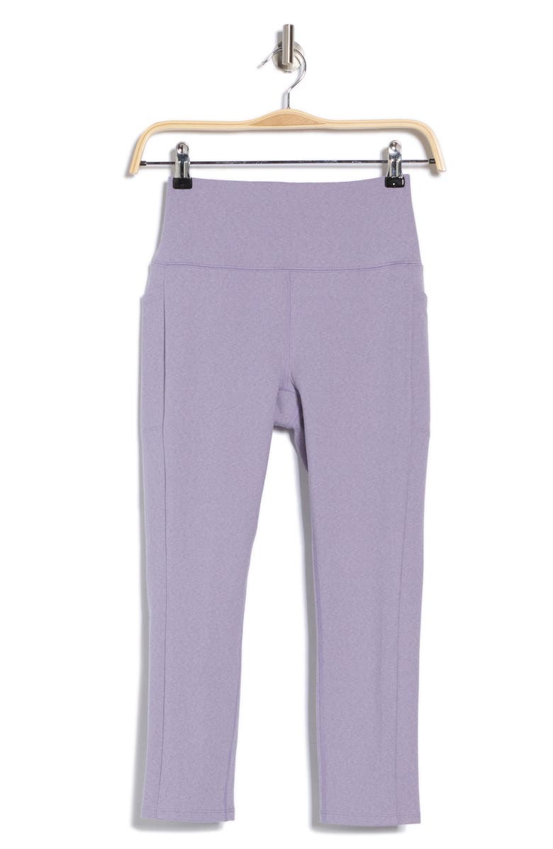 RBX Space Dye Peached Pocket Capri Leggings, Alternate, color, 