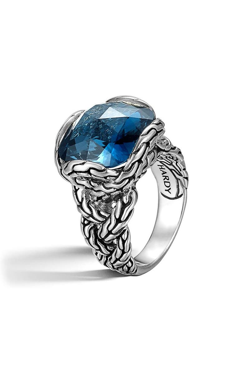 John Hardy 'Classic Chain - Batu' Braided Ring, Main, color,