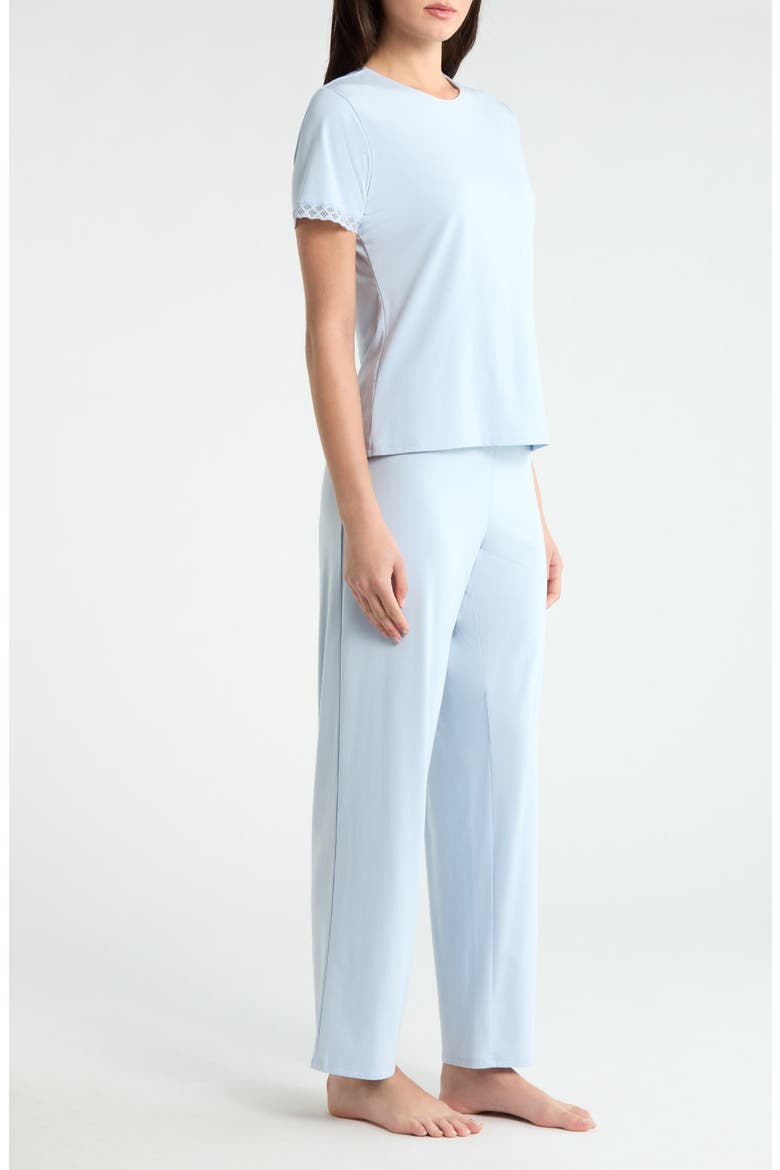 True Bliss Jersey Pajamas, Alternate, color, BLUE MIST