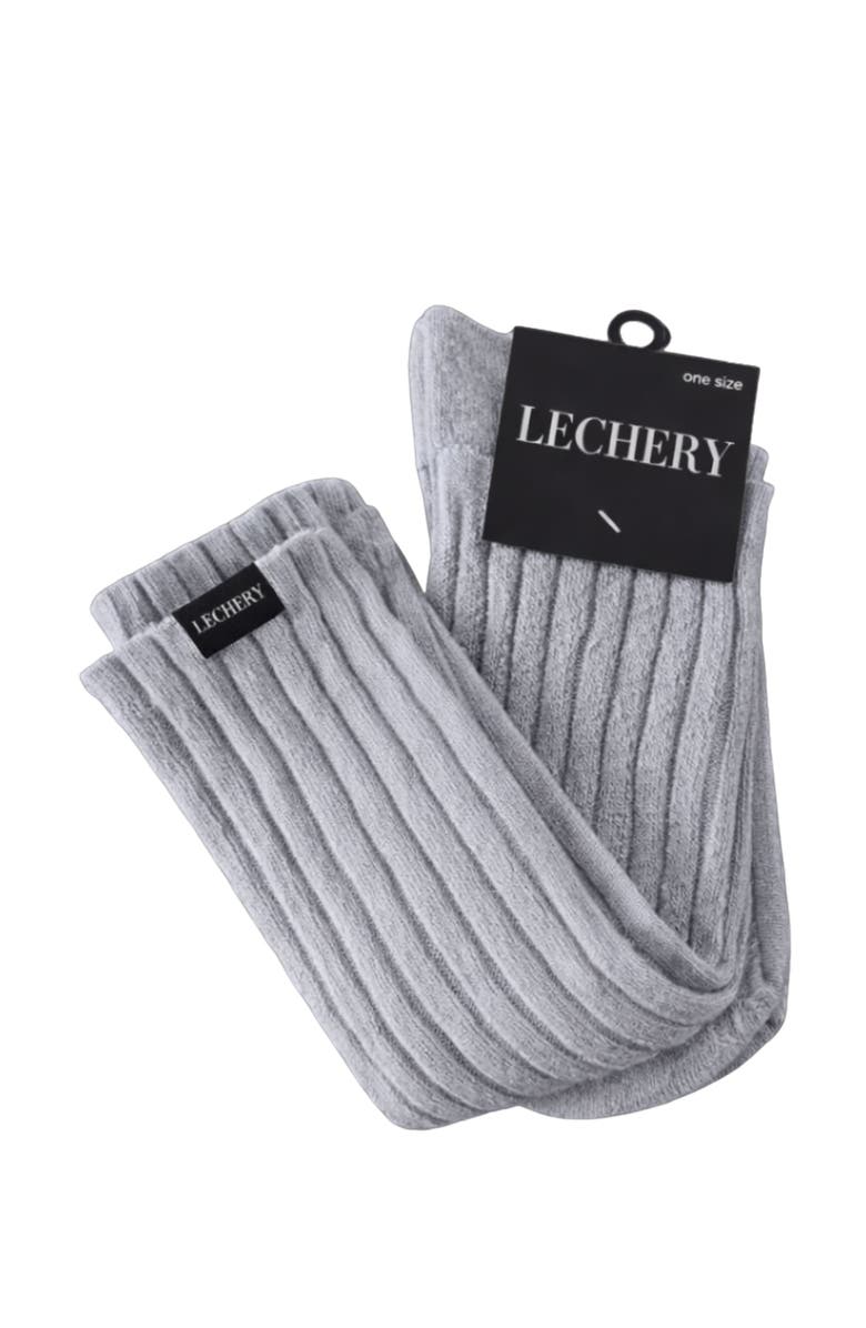 LECHERY<sup>®</sup> 3 Pairs of Scrunch Socks, Alternate, color, Grey