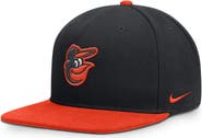 Nike Men's Nike Black/Orange Baltimore Orioles Primetime Pro Dri-FIT Snapback Hat