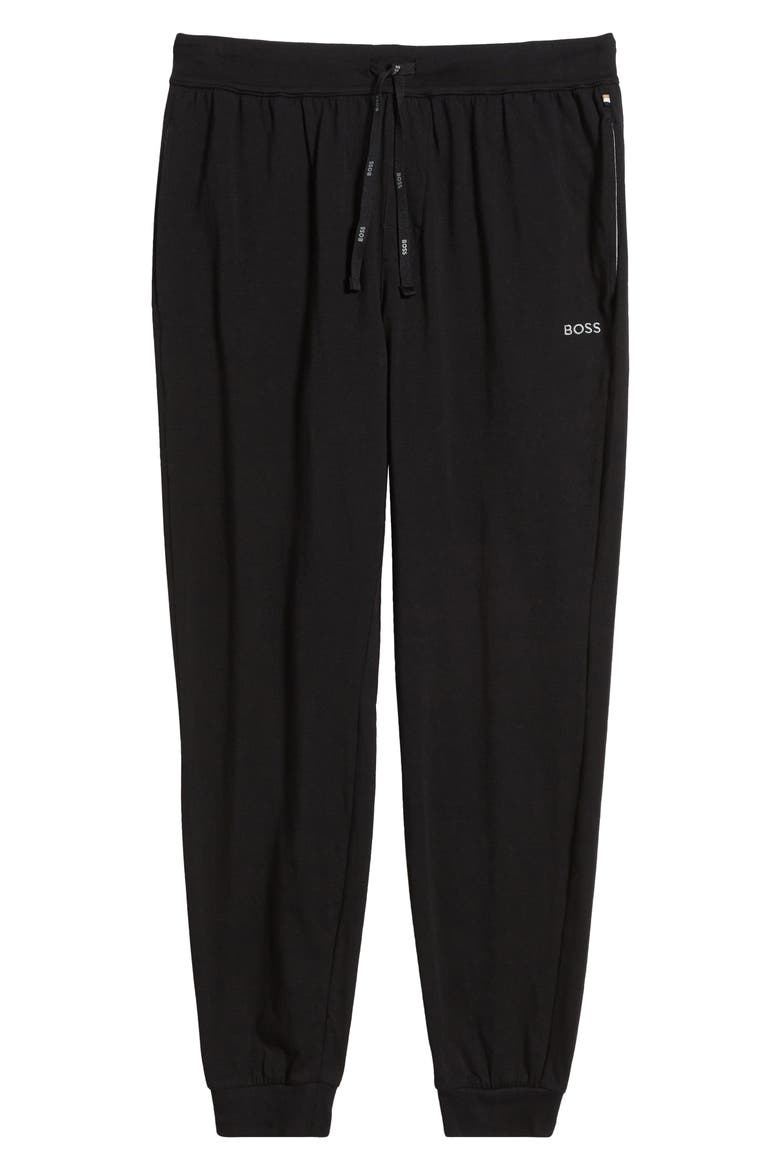 Mix Match Pajama Joggers, Alternate, color, BLK