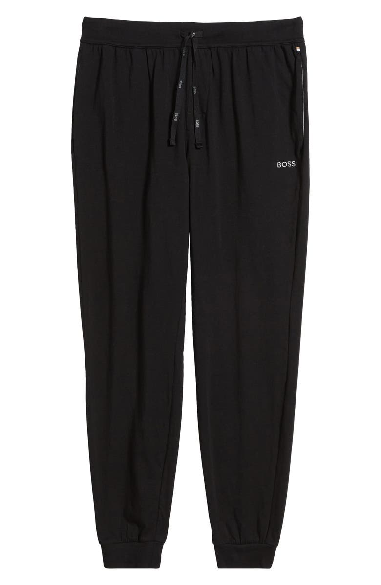 BOSS Mix Match Pajama Joggers, Alternate, color, Black