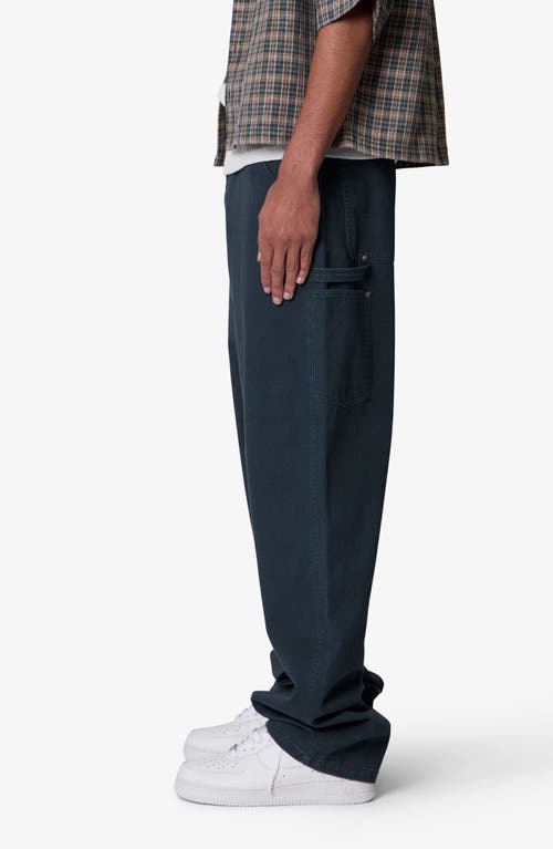 Mnml Ultra Baggy Chinos In Blue