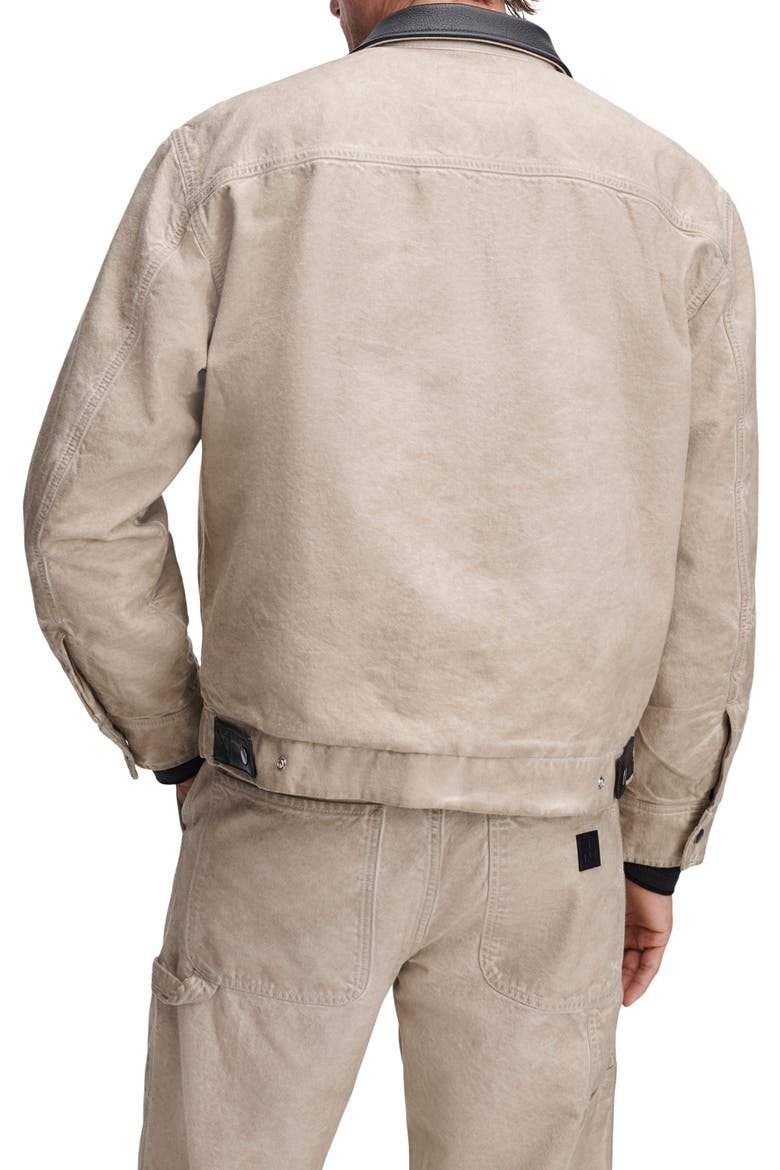 Denim Workwear Jacket, Alternate, color, OIL WASH