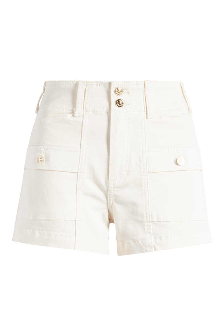 Olivia Cargo Denim Shorts, Alternate, color, QUARTZ SAND