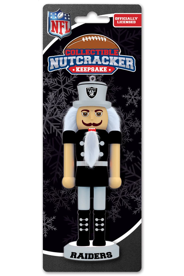 Las Vegas Raiders Keepsake Nutcracker, Alternate, color, Multicolor