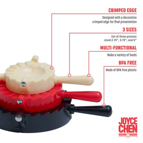 Joyce Chen Dumpling Press, 3 Piece Set In Multi