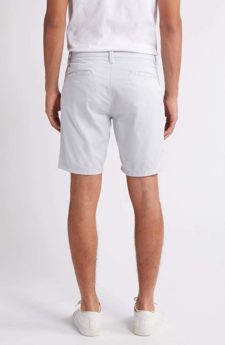 34 Heritage Arizona CoolMax<sup
®</sup
Slim Fit Flat Front Chino Shorts, Alternate, color, Gray Dawn Coolmax