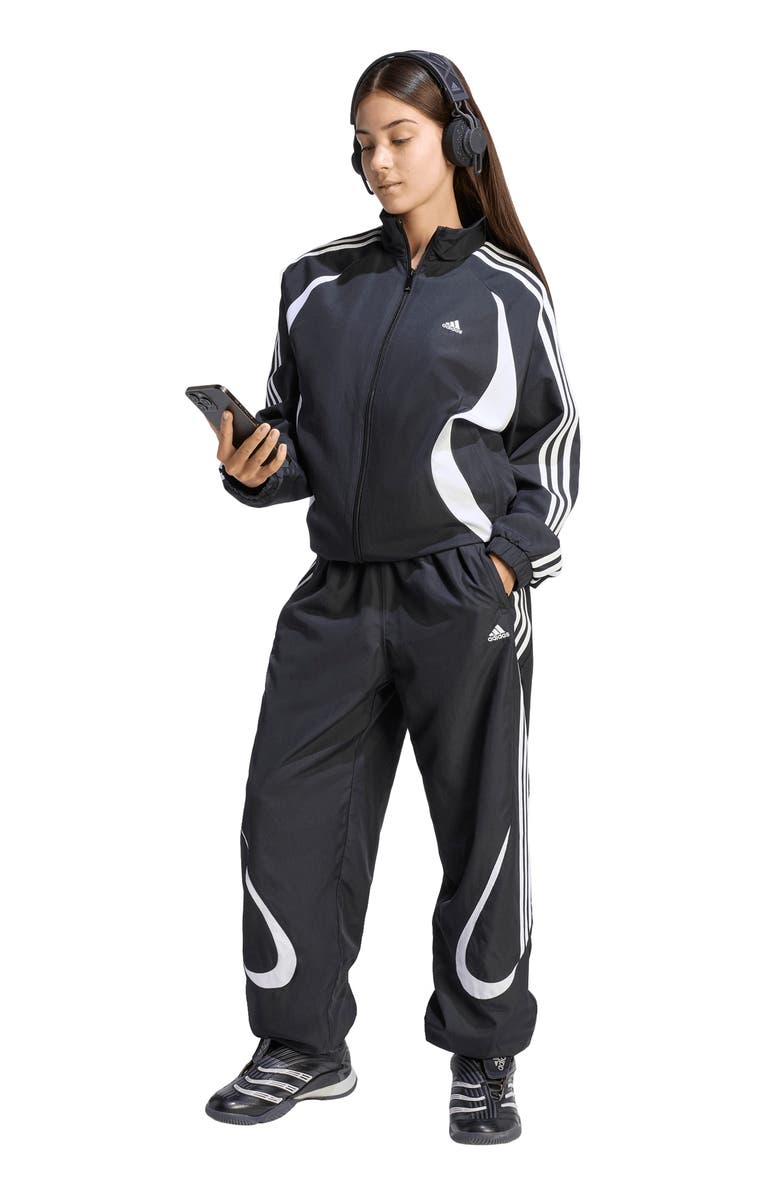 adidas Originals Kids' Teamgeist Loose Fit Track Pants, Alternate, color,