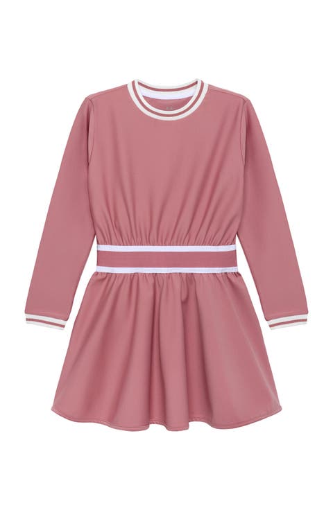 Club Long Sleeve Dress (Toddler, Little Kid & Big Kid)