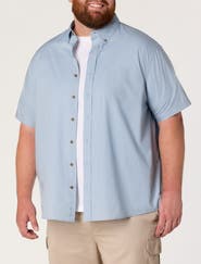 Harbor Bay by DXL Easy-Care Solid Sport Shirt
