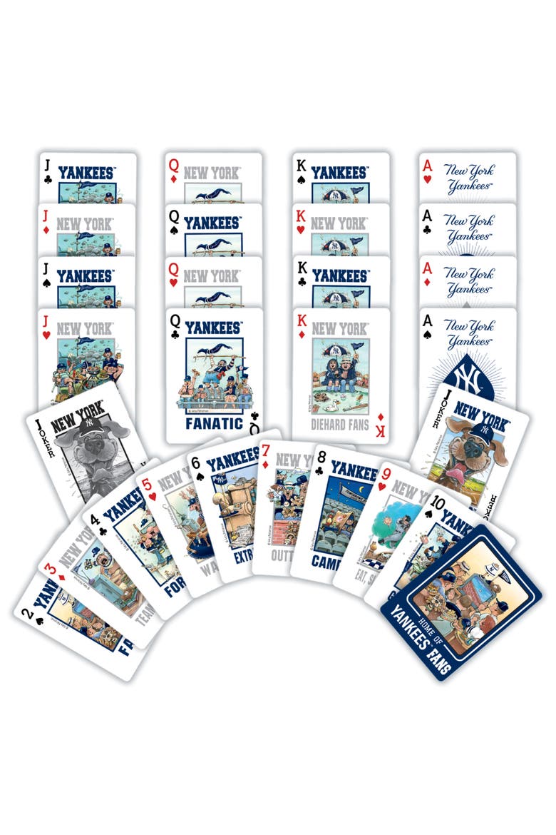 New York Yankees Fan Deck Playing Cards, Alternate, color, Multicolor