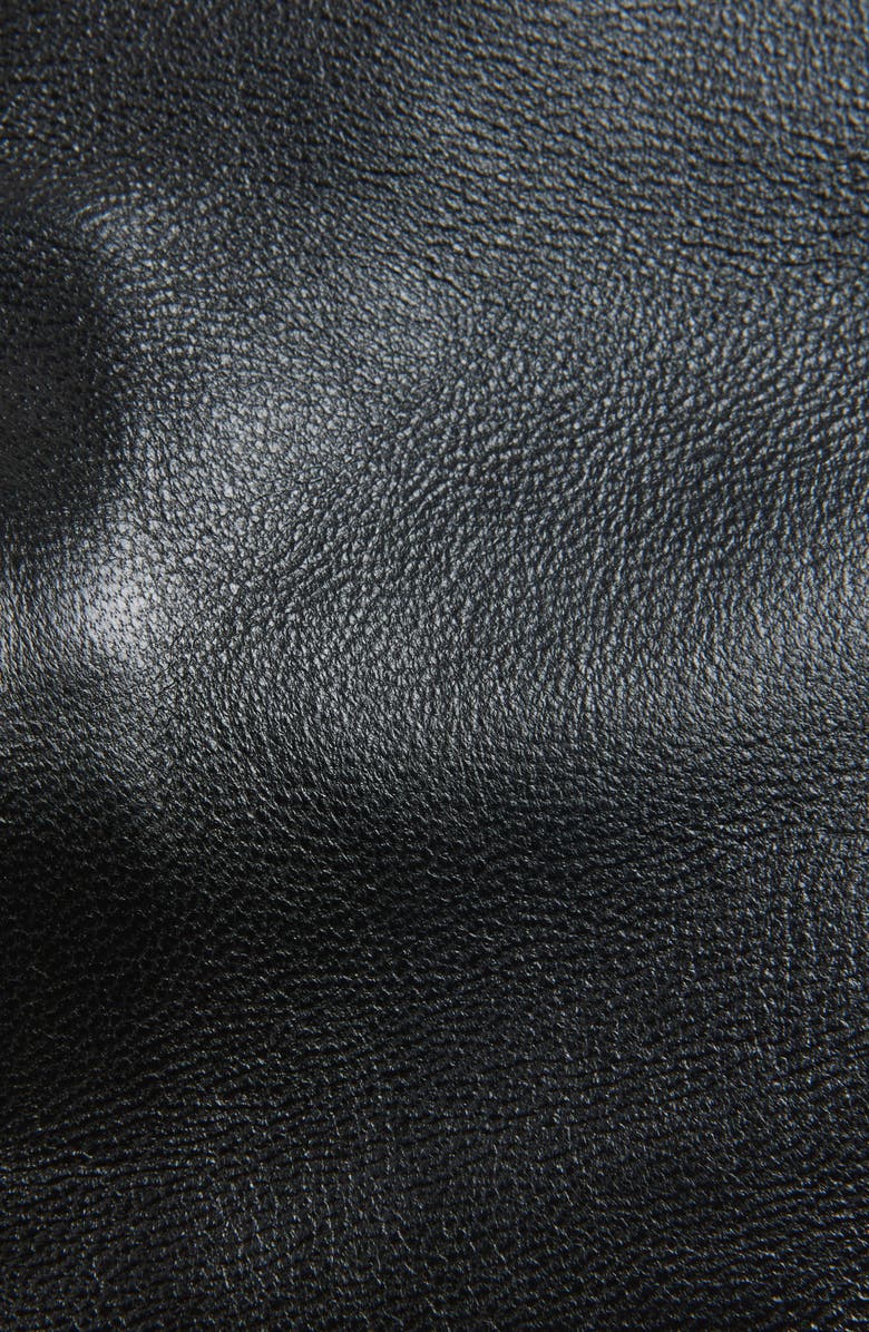 Isabel Marant Caren Biker Lambskin Leather Belt, Alternate, color, Black