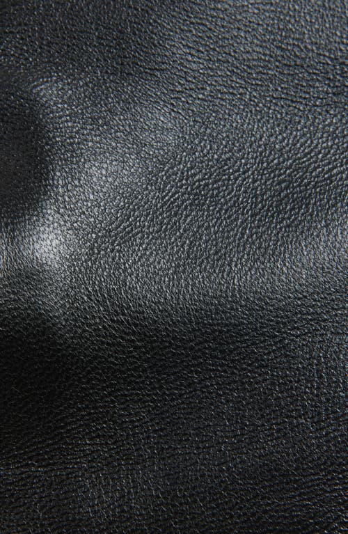 Isabel Marant Caren Biker Lambskin Leather Belt In Black