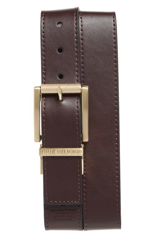 True Religion Lumin Nova Reversible Leather Belt
