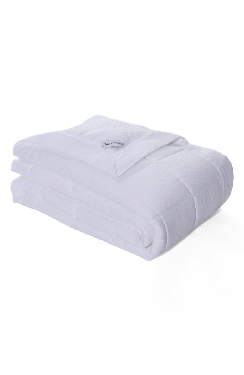 Peacock Alley Diamond Quilted 600 Fill Power Down Alternative Blanket, Main, color, 