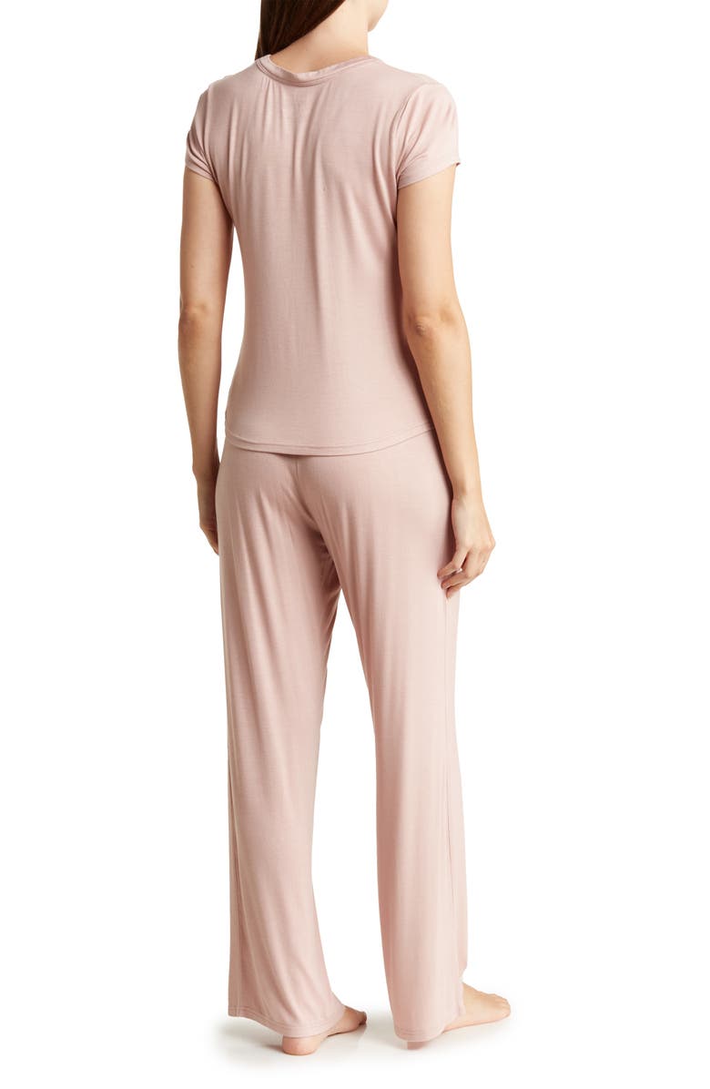 Danskin Slim Fit Pajama Set, Alternate, color, 
