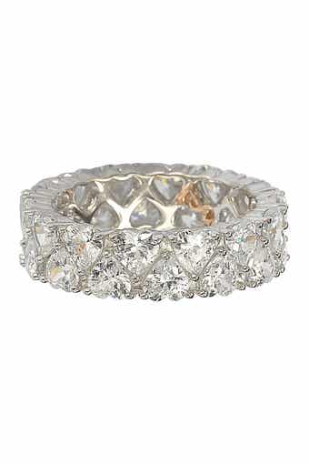 SUZY LEVIAN Heart CZ Band Ring