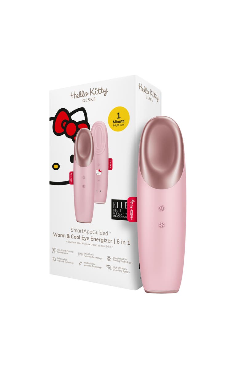 GESKE Hello Kitty SmartAppGuided Warm & Cool Eye Energizer | 6 in 1, Main, color, Hello Kitty Pink